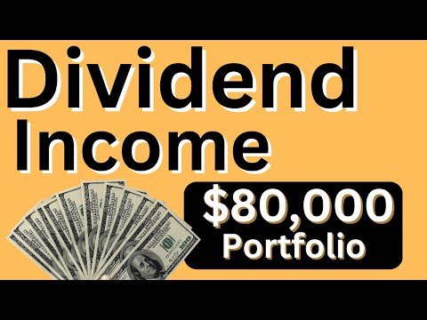 Magic of Dividends: Income from my $80,000 Portfolio