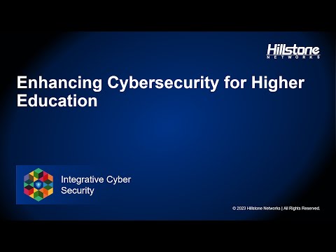 Enhancing Cybersecurity for Higher Education