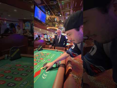 CASINO OWNER WATCHES ME BET $1000 ON ROULETTE! 😅👀 #lasvegas #casino #gambling