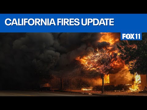 California Wildfires Latest: LA officials provide update