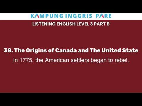 [English Listening Level 3 Part B] English Conversation to Improve Your Listening Skill