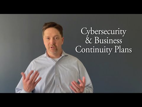 Cybersecurity &amp; Business Continuity Plans