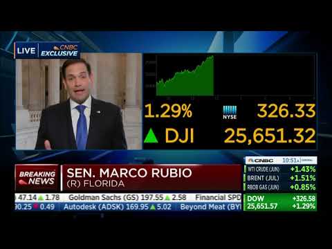 Rubio Joins CNBC to Discuss U.S.-China Trade Talks