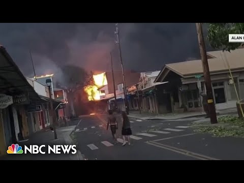 Humanitarian crisis unfolds as Maui fires leave thousands seeking housing