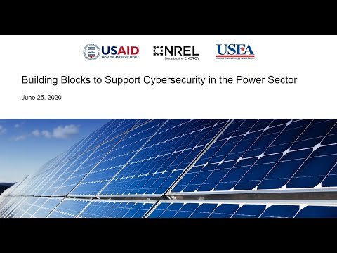 Building Blocks to Support Cybersecurity in the Power Sector