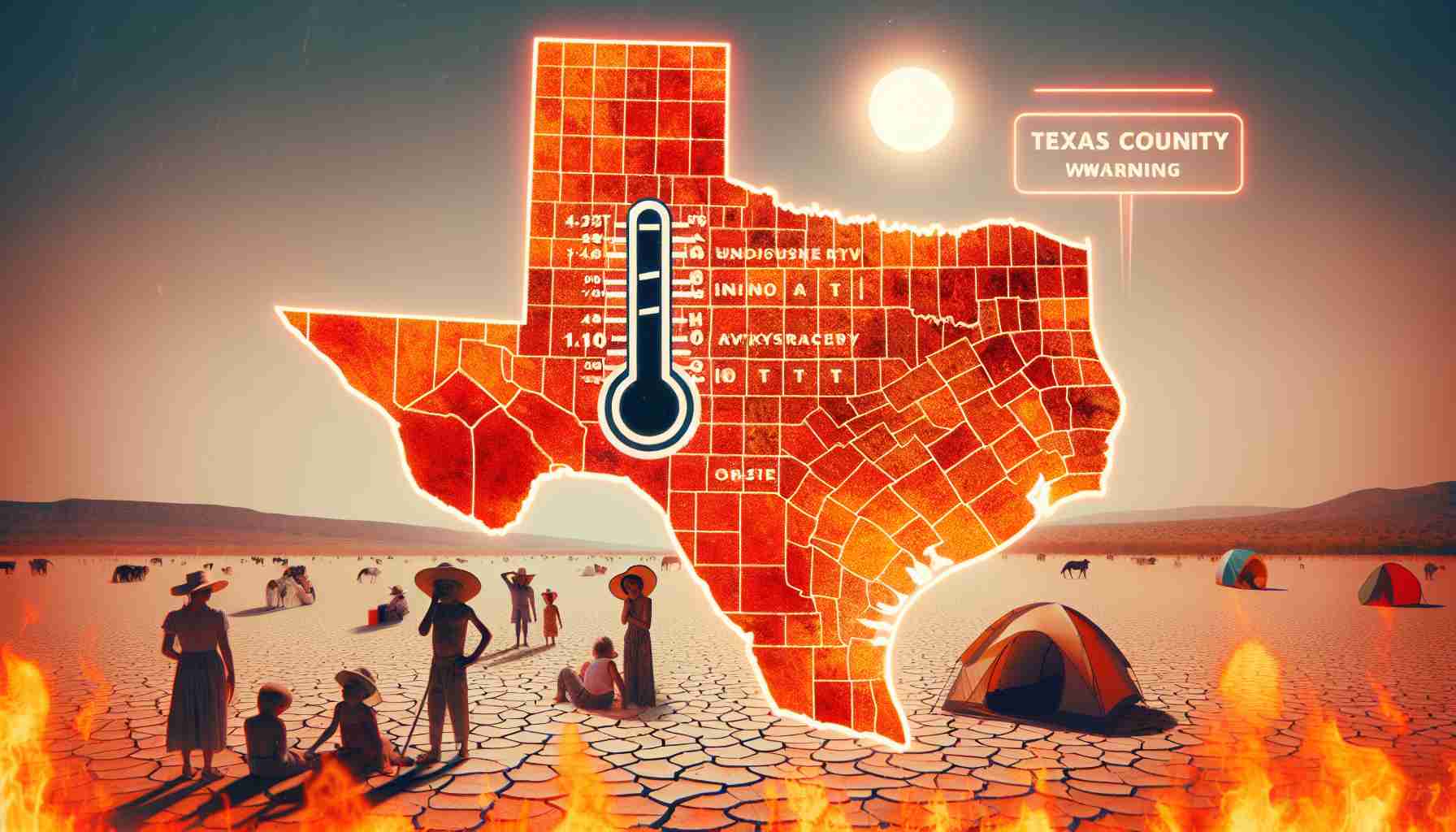 Compreendendo o Impacto de Avisos de Calor nos Condados do Texas